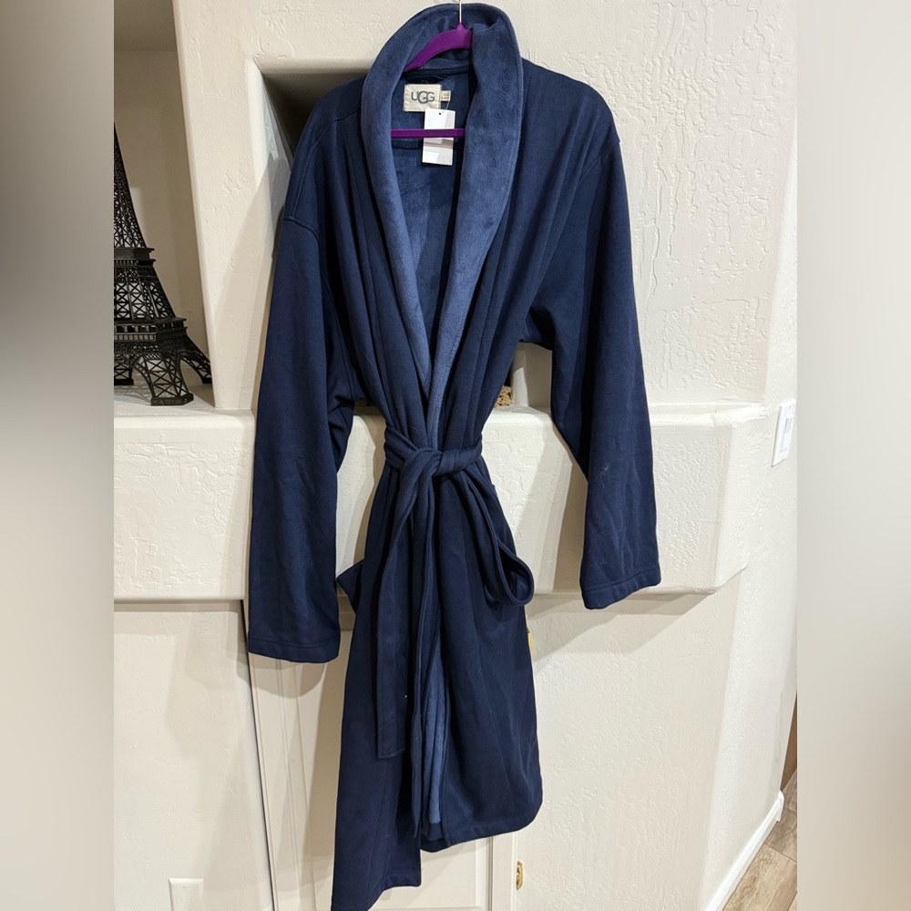 NWT UGG Australia Men’s Robinson Robe‎ in Dark Sapphire Sz XL/XXL $148